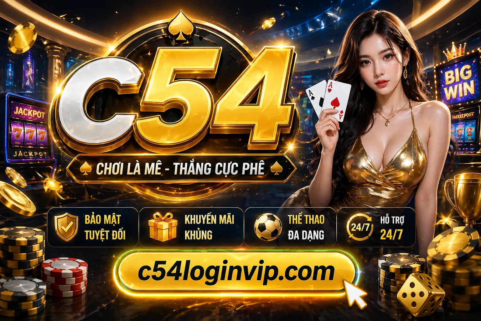 Sảnh VIP qh99 chính thức sang trọng với ánh sáng vàng